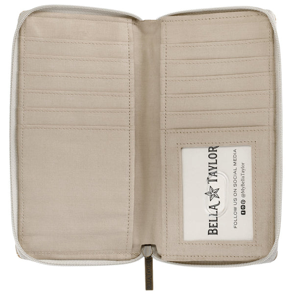 Prairie Meadow Patch RFID Slim Card Wallet