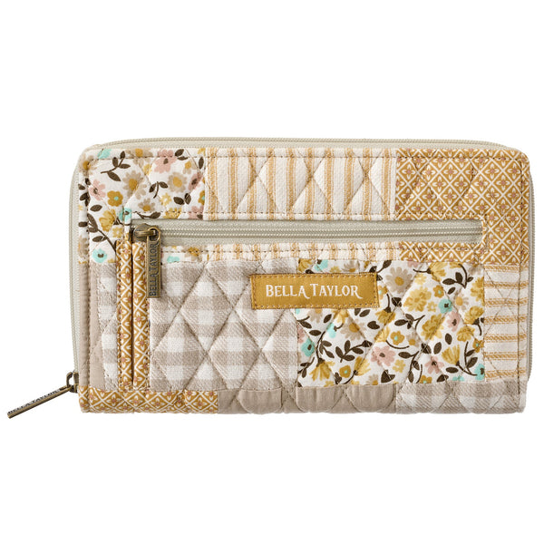 Prairie Meadow Patch RFID Wrist Strap Wallet
