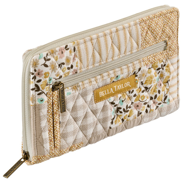 Prairie Meadow Patch RFID Wrist Strap Wallet