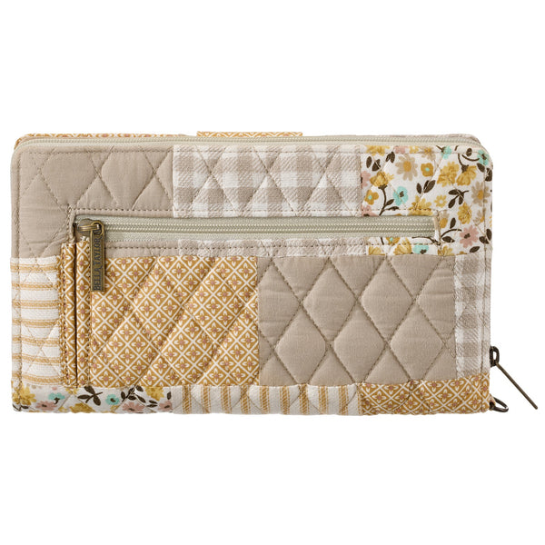 Prairie Meadow Patch RFID Cash System Wallet