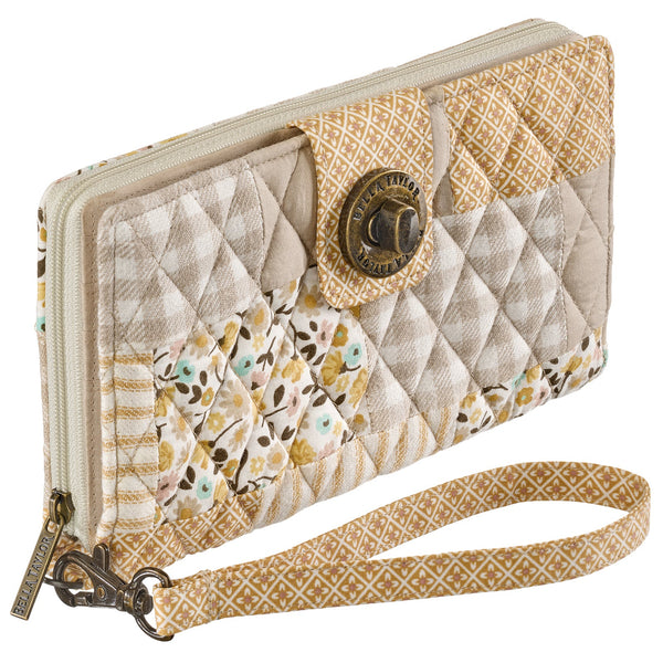 Prairie Meadow Patch RFID Cash System Wallet