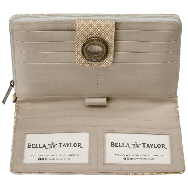 Prairie Meadow Patch RFID Cash System Wallet