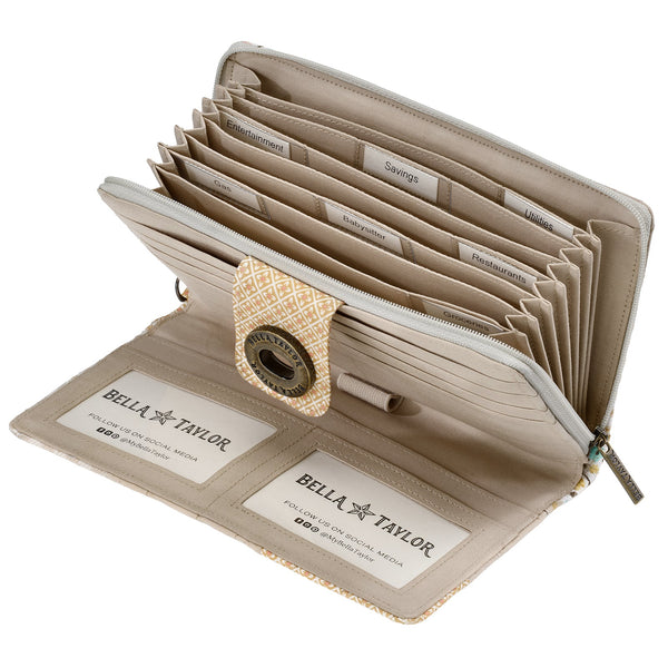 Prairie Meadow Patch RFID Cash System Wallet