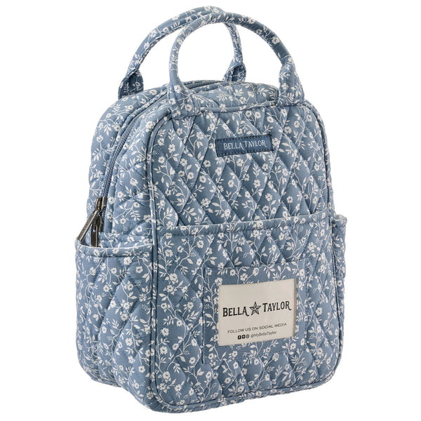 Heritage Blue Floral Lunch Tote