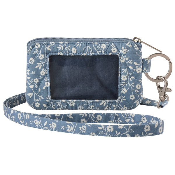Heritage Blue Floral ID Lanyard