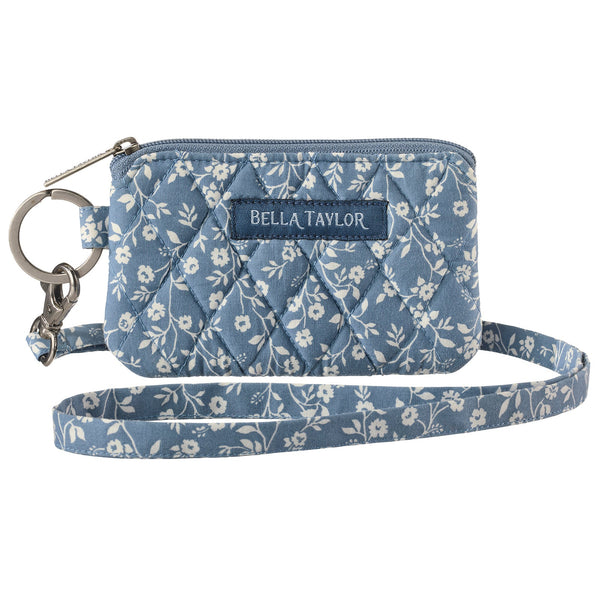 Heritage Blue Floral ID Lanyard