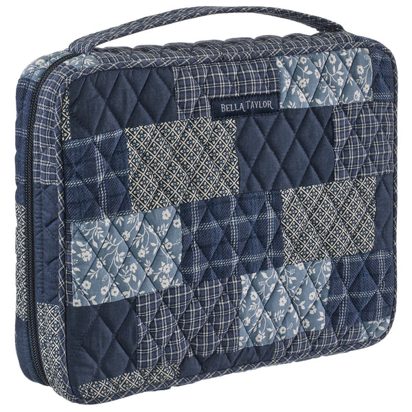 Heritage Blue Patch Bible Cover