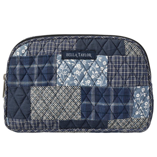 Heritage Blue Patch Cosmetic Pouch