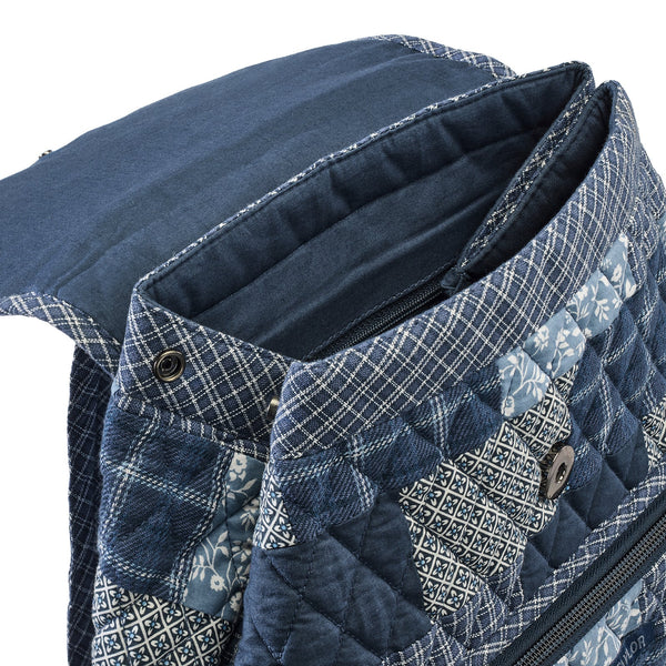 Heritage Blue Patch Mini Backpack