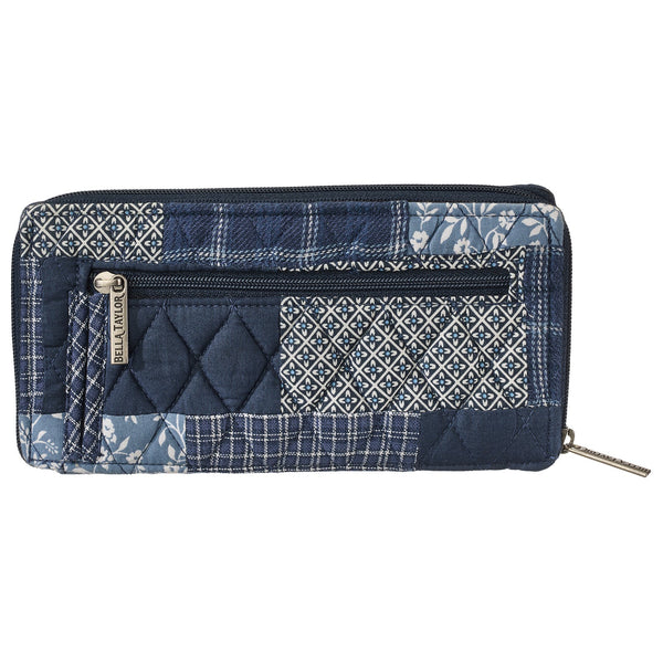 Heritage Blue Patch RFID Slim Card Wallet