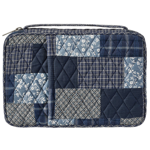 Heritage Blue Patch Small Bible Cover