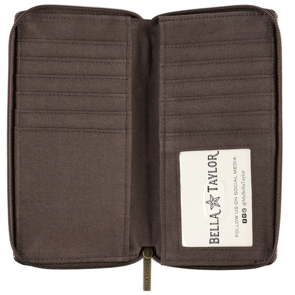 Twilight Garden RFID Slim Card Wallet