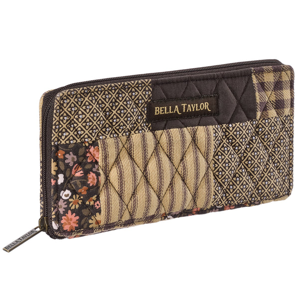 Twilight Garden Patch RFID Slim Card Wallet