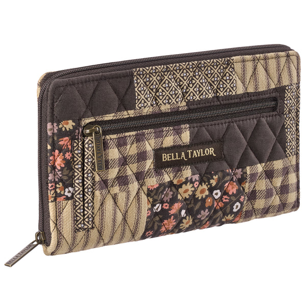 Twilight Garden Patch RFID Wrist Strap Wallet