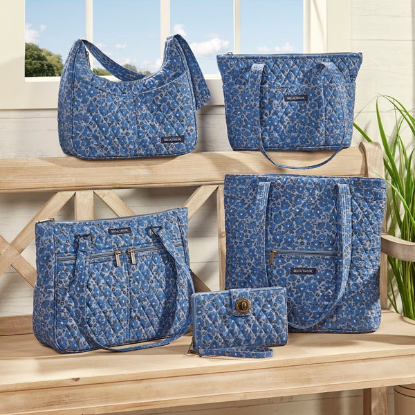 Navy Floral Everyday Tote