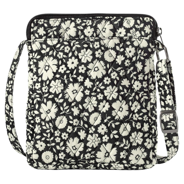Bicolor Floral Black Mini Crossbody