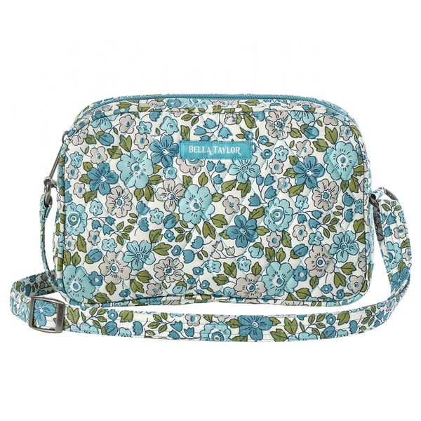 Delicate Floral Blue Simple Crossbody
