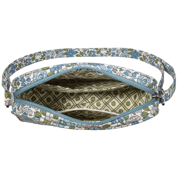 Delicate Floral Blue Simple Crossbody