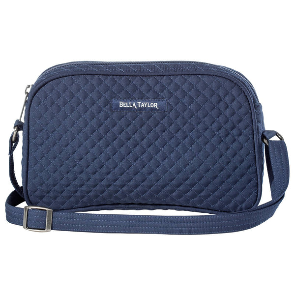 Solid Navy Simple Crossbody