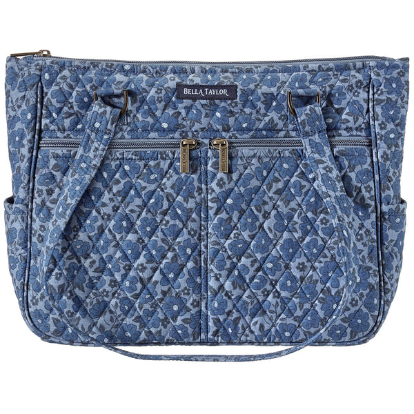 Navy Floral Everyday Tote