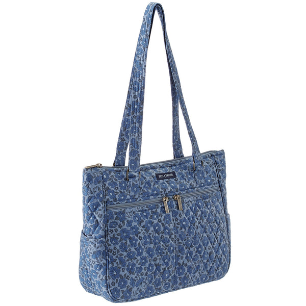 Navy Floral Everyday Tote