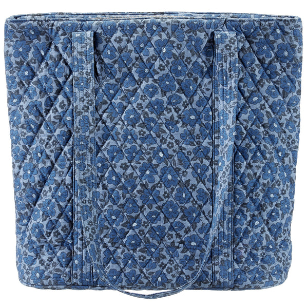 Navy Floral Large Tote