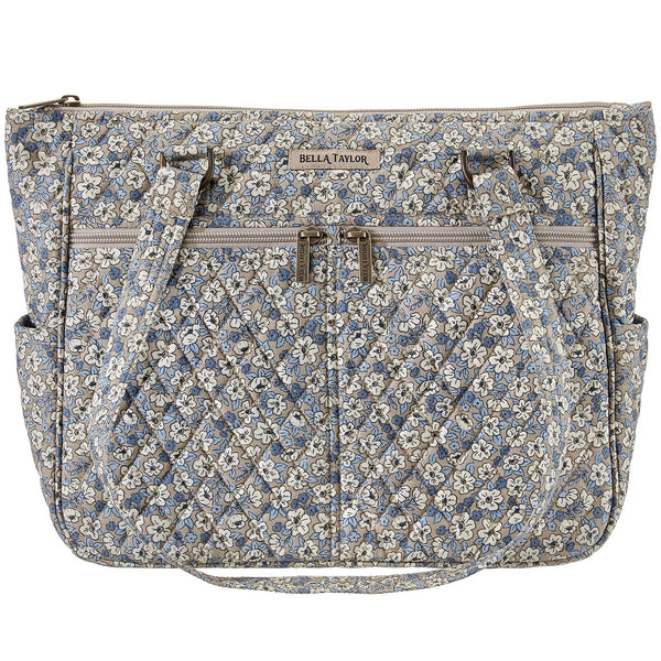 Khaki Floral Everyday Tote