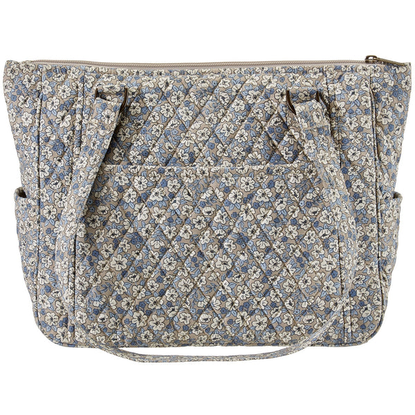 Khaki Floral Everyday Tote