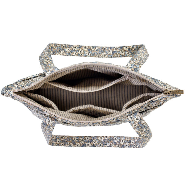 Khaki Floral Stride Tote