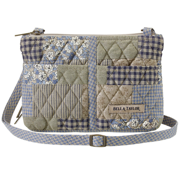 Khaki Patchwork Essentials Wallet Crossbody