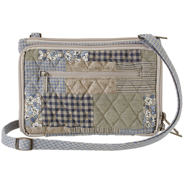 Khaki Patchwork Essentials Wallet Crossbody