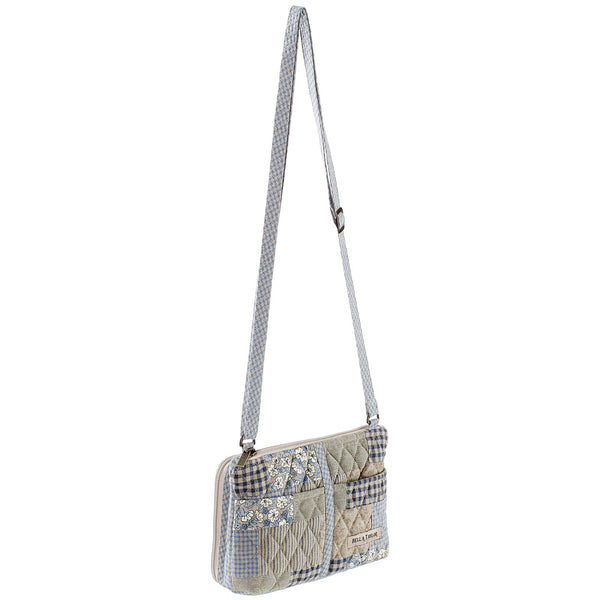 Khaki Patchwork Essentials Wallet Crossbody