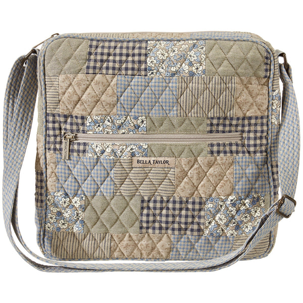 Khaki Patchwork Large Crossbody