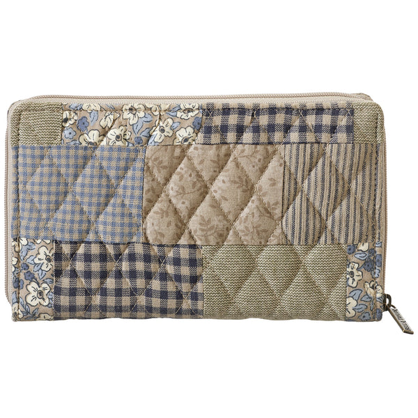 Khaki Patchwork RFID Wrist Strap Wallet