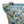 Load image into Gallery viewer, Delicate Floral Blue Large Shoulder Tote
