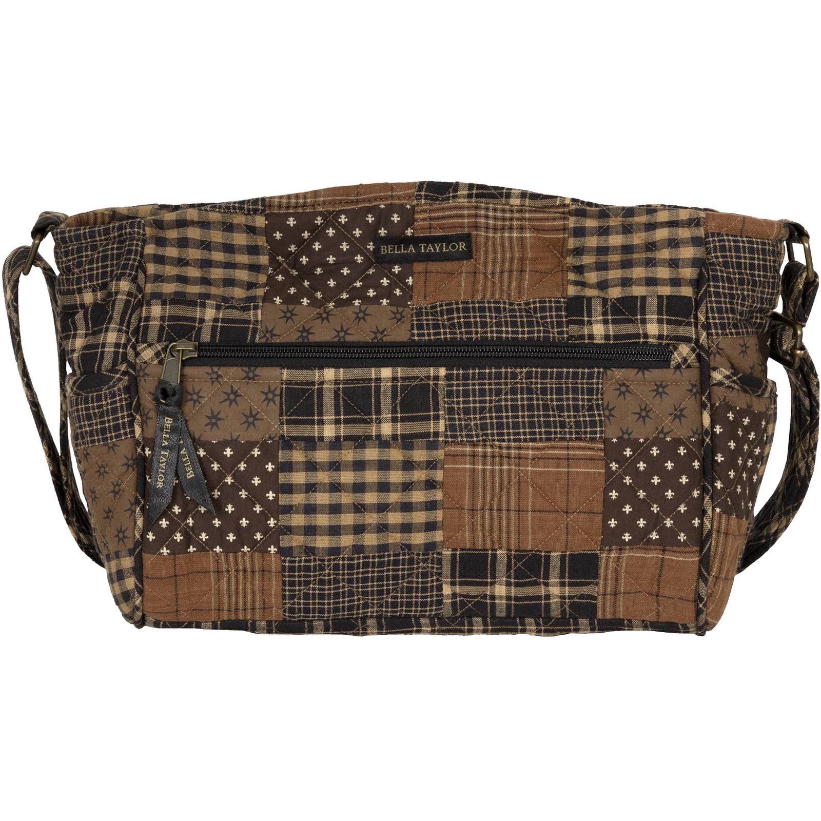 Claire's Quilted Dual Strap Crossbody Bag